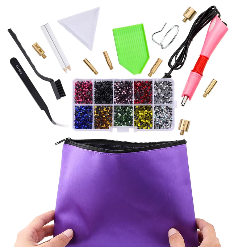 Hot Fix Rhinestone & Applicator Set