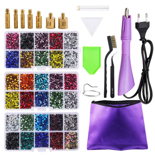 Hot Fix Rhinestone & Applicator Set
