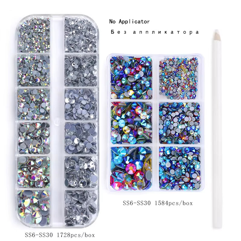 Hot Fix Rhinestone & Applicator Set