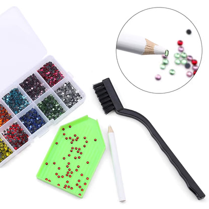Hot Fix Rhinestone & Applicator Set