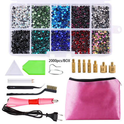 Hot Fix Rhinestone & Applicator Set