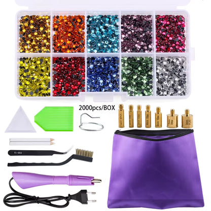 Hot Fix Rhinestone & Applicator Set