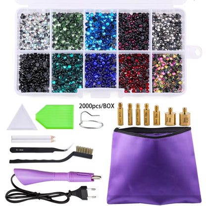 Hot Fix Rhinestone & Applicator Set