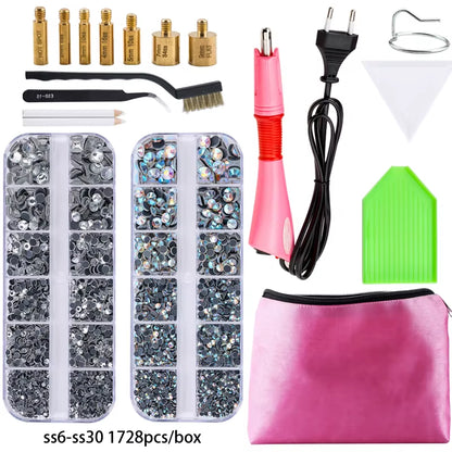 Hot Fix Rhinestone & Applicator Set